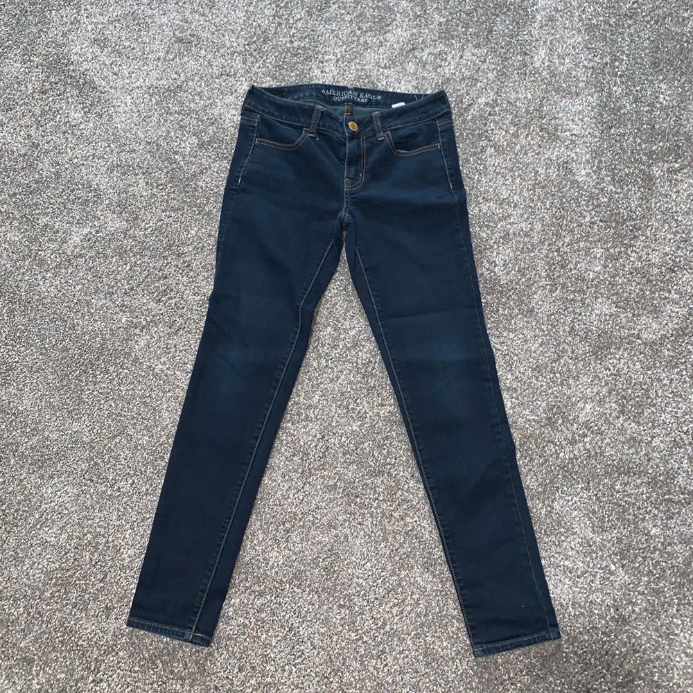american eagle non ripped jeans